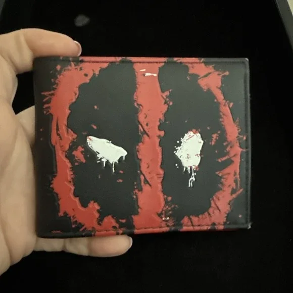 Deadpool Bi-Fold Wallet Marvel Comics‎ X-Force X-Men Insignia Logo New 4726