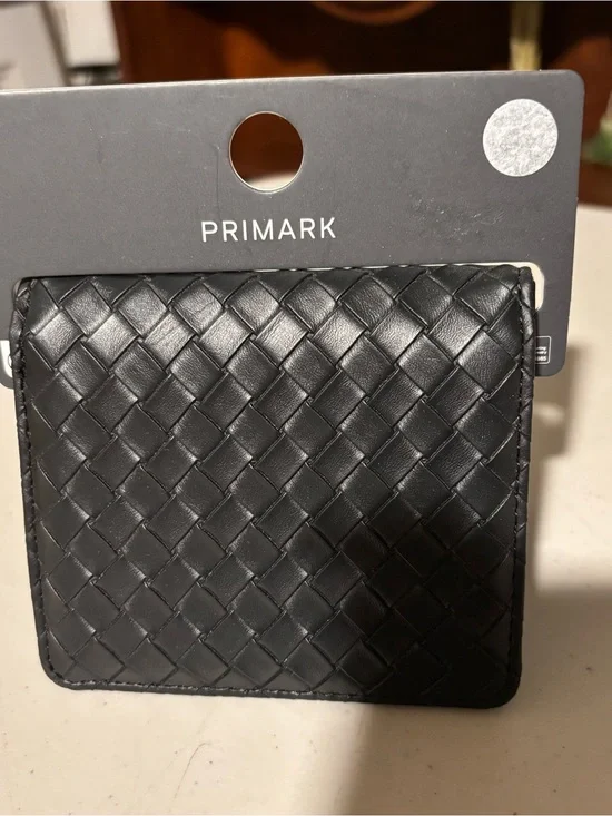 Primark Black Woven Cardholder. New