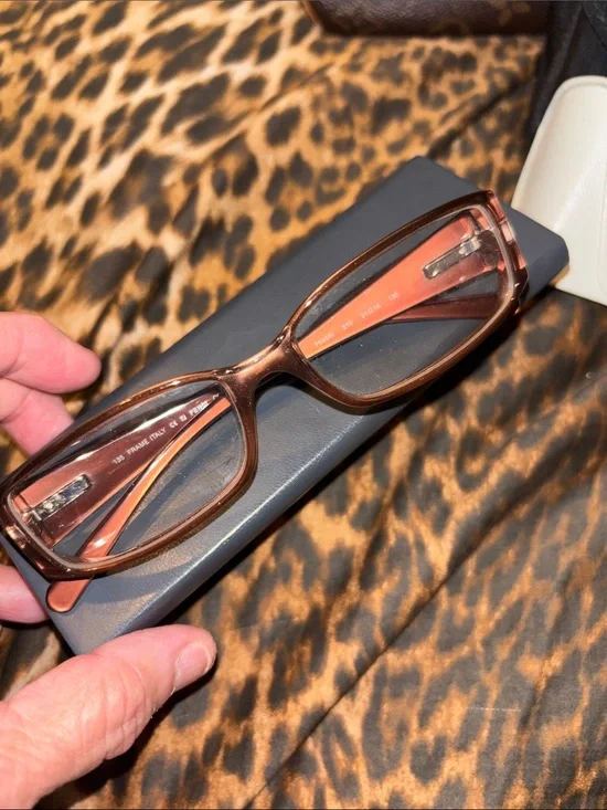 Fendi Brown/Tortoiseshell Rectangular Women's Glasses