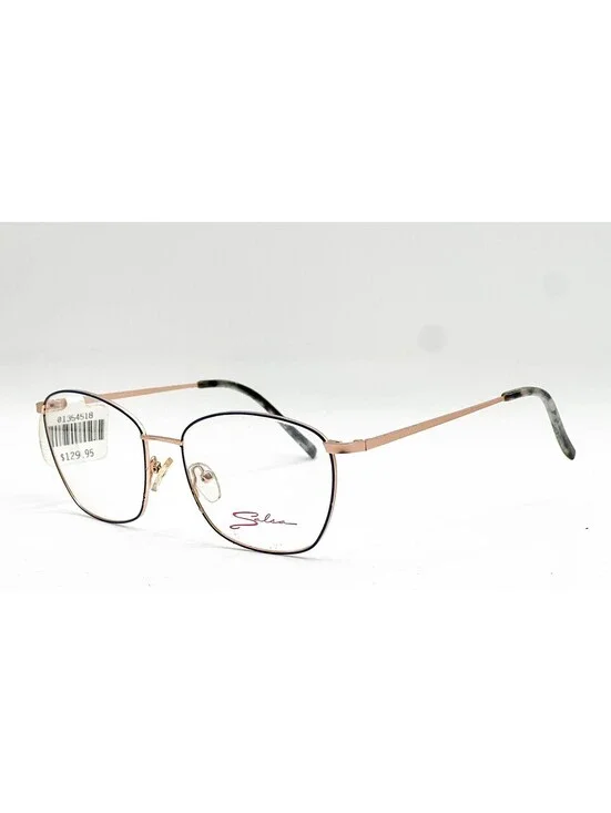 Salsa Sa 20204 Navy Rose Gold Authentic Eyeglasses 54-17-140