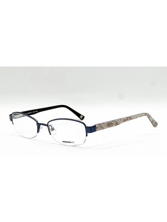 Marchon Nyc Tammany 412 Navy Authentic Eyeglasses 51-18-135