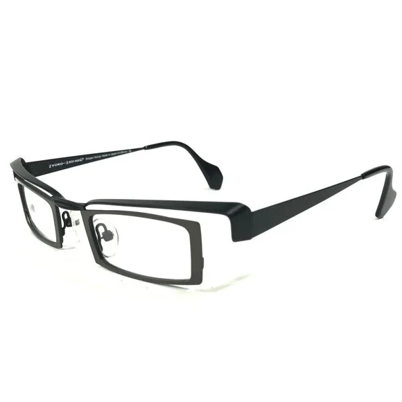 Iyoko-Inyake Eyeglasses Frames IY575 Col.161 Black Brown Rectangular 42-23-140
