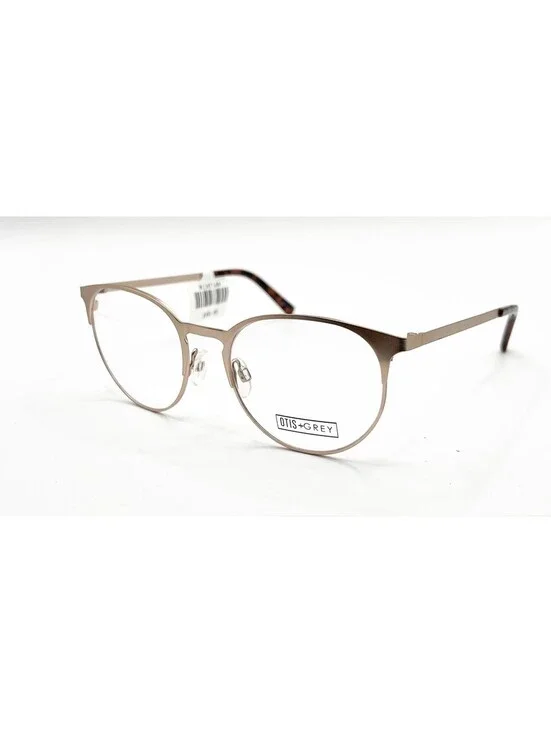Otis Grey Og9000 Lg Light Gold Authentic Eyeglasses 51-19-135