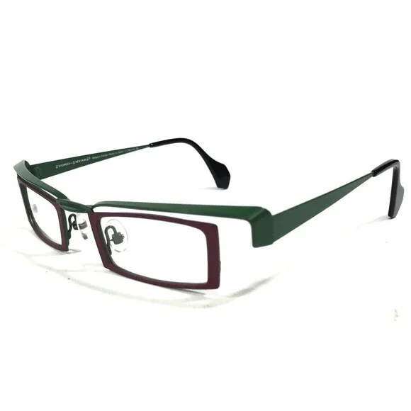 Iyoko-Inyake Eyeglasses Frames IY575 Col.162 Green Burgundy Red 42-23-140