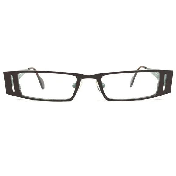 Iyoko-Inyake Eyeglasses Frames IY569 Col.157 Brown Green Rectangular 48-19-140