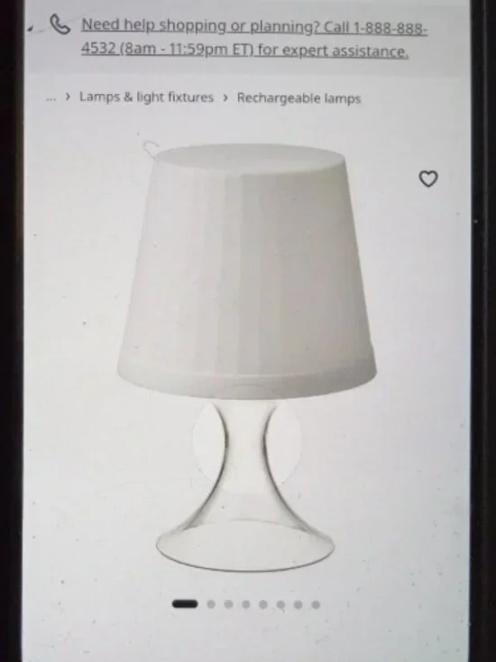 LAMPAN 405.946.12 LED portable lamp, battery operated adjustable