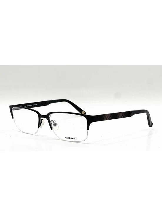 Marchon Nyc Colony 001 Black Authentic Eyeglasses 53-17-140