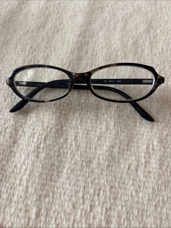 kate spade - Holly Tortoiseshell Oval Glasses - Brown/Black