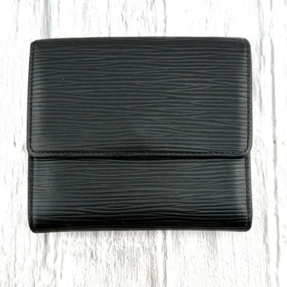 AUTHENTIC Louis Vuitton Marco Wallet. Black.