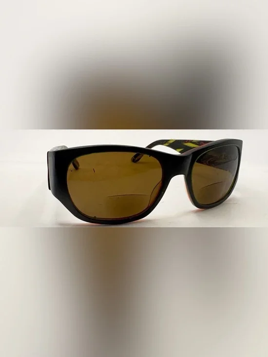 Corinne McCormack Black Oval Sunglasses Frames Only