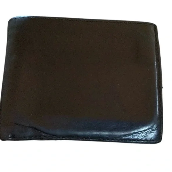 Coach Sleek Black Leather Wallet gently used