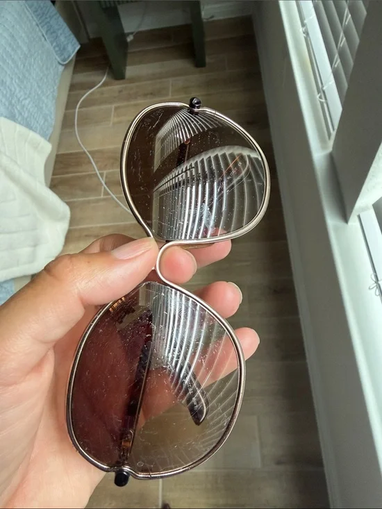 Tom Ford Gold Frame Brown Gradient Round Sunglasses