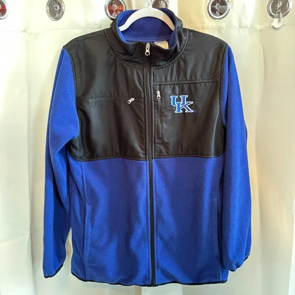 UK Mens Fleece Jacket Medium Gorpcore Casual Preppy Kentucky Wildcats‎ 19117x