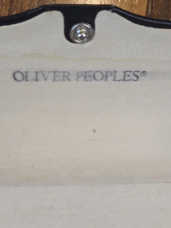 ​Authentic Oliver Peoples Black Hardshell Glasses Case - Made in Italy