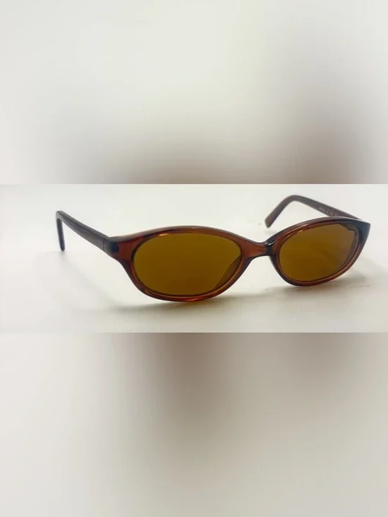 Nautica N6512S Brown Oval Sunglasses Frames Only
