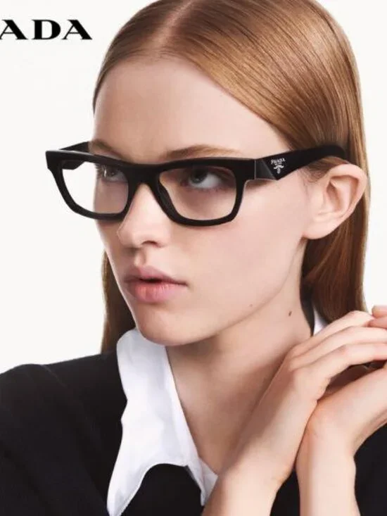 NEW PRADA PR B01V 16K1O1 BLACK WOMEN EYEGLASSES PRADA PRB01V 16K1O1