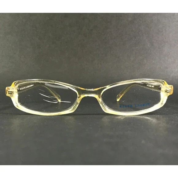 Vintage Ralph Lauren Petite Eyeglasses Frames RL1454 0RB6 Transp Gold 50-16-135