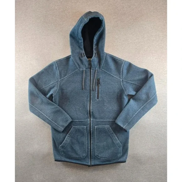 SALTY CREW Men's MARINERS Technical‎ Jacket - Teal Blue Heather Medium Fishing
