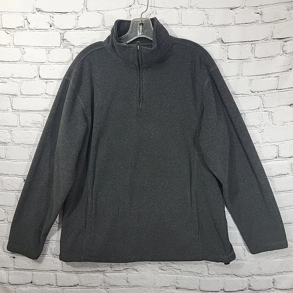 Croft & Barrow Fleece Jacket Mens‎ XL Gray