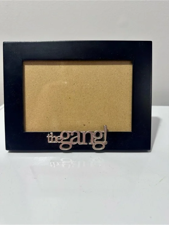 Black 'The Gang' Accent Photo Frame 4”x7”