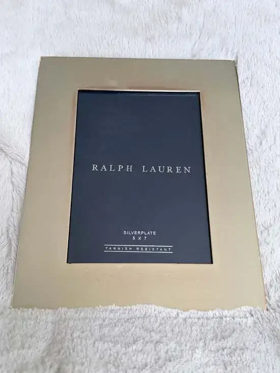 Ralph Lauren Silverplated 5x7 Tarnish Resistant Photo Frame