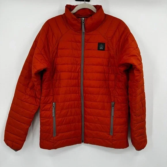 Men's Quilted Lightweight Jacket - Red
