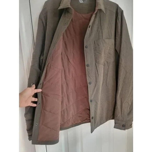 VRST Mens Storm Quilted Shirt Jacket XL