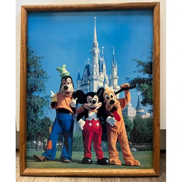 Disney‎ Photo Print Welcome To The Magic Kingdom Mickey Friends 16x20