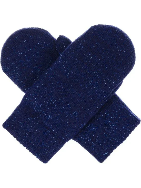Toasty Warm Unisex Glitter Fleece Lined Knit Mittens | Winter Gloves for All