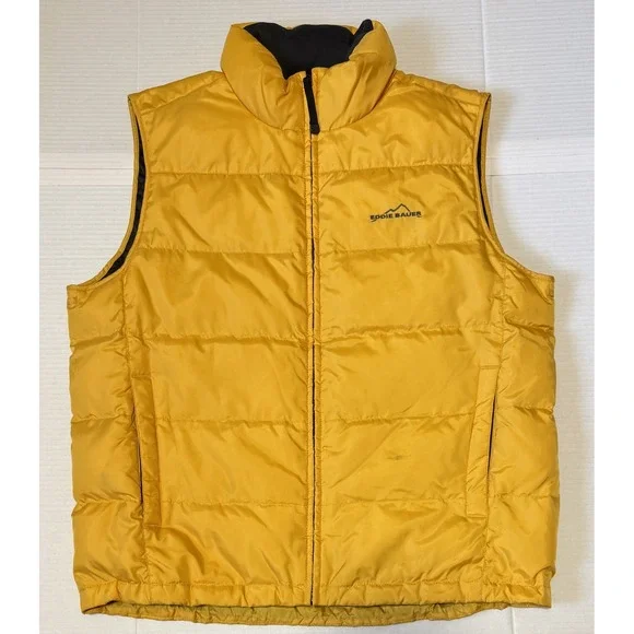 EDDIE BAUER‎ - Men's Hard to Find! Premium Goose Down Puffer Vest - Size Large