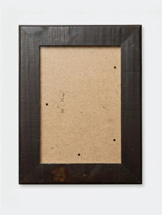 Vintage Dark Wood 8x10 Picture Frame Rustic Brown Wooden Photo Frame Glass Front
