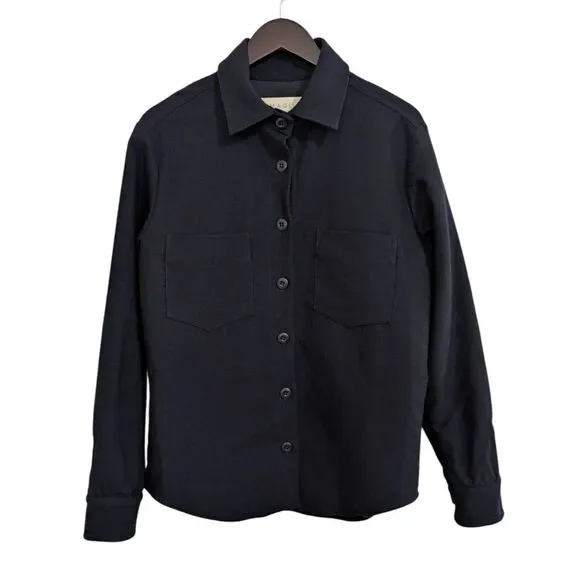 Archival Todd Magill Los Angeles Mens Navy Cotton Heavyweight Twill Shirt Jacket