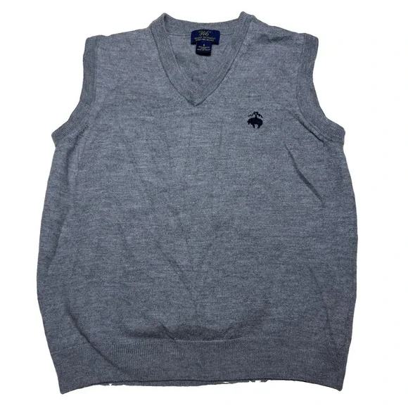 Brooks Brothers Small Extra Fine Merino Vest Preppy Classic  Blokecore Golf