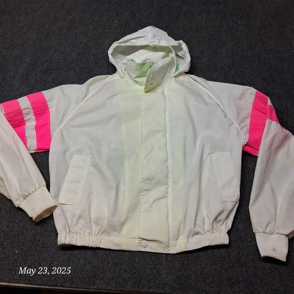 Birdie Richard Leslie Jacket Laze Daze Mermaid Graphic Sz Large‎ 90s Windbreaker