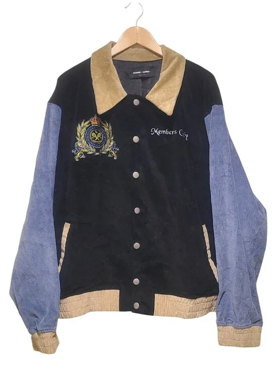 Homme Femme Corduroy Bomber Jacket – Men's 3XL