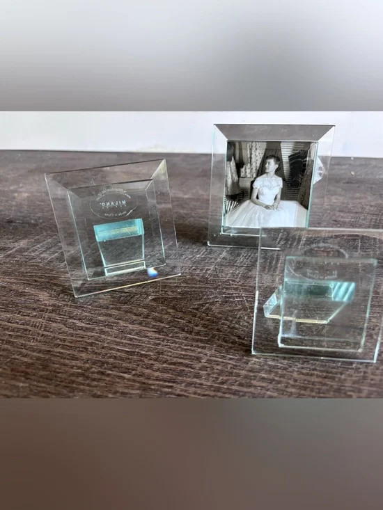New! Milano Clear Glass Picture Frames