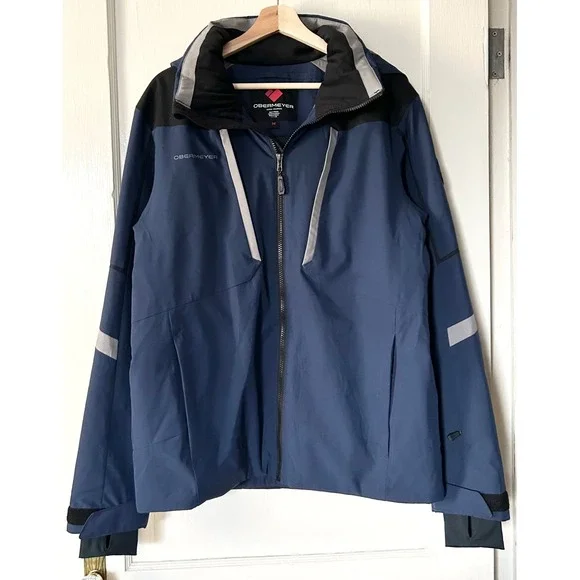 Obermeyer Men's Foundation Jacket Midnight Navy M Ski Snowboard‎ Outdoors Winter