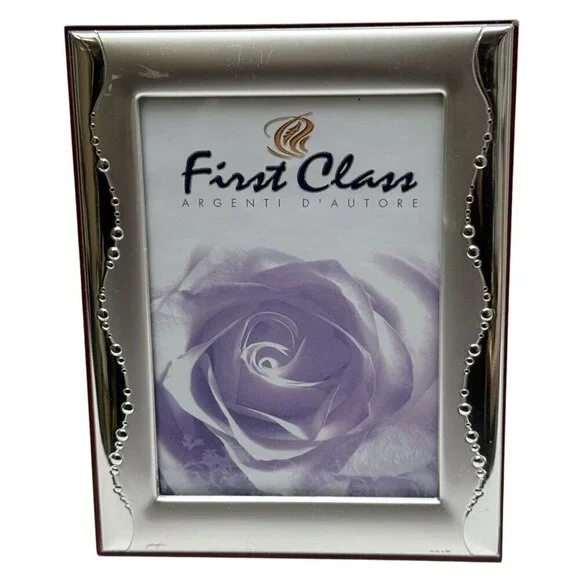 Argenti D'Autore First Class Photo Frame Silver Finish Italian Style 6.75