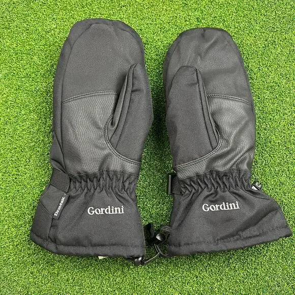 Gordini Womens Black AquaBloc Down Gauntlet Mittens Sz M