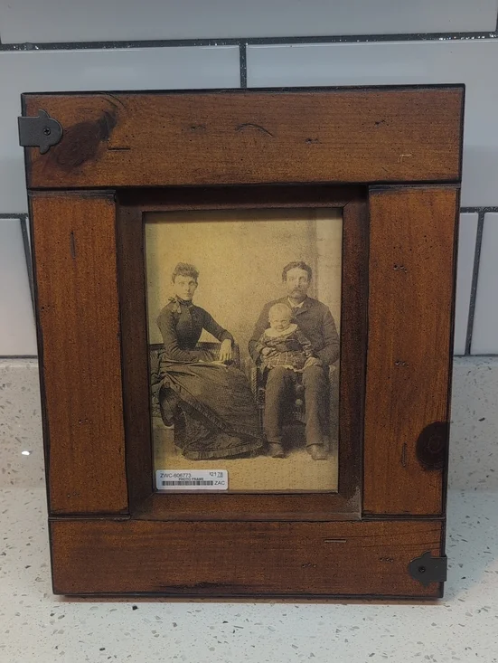Rustic Brown Wood Picture Frame - Home Accents