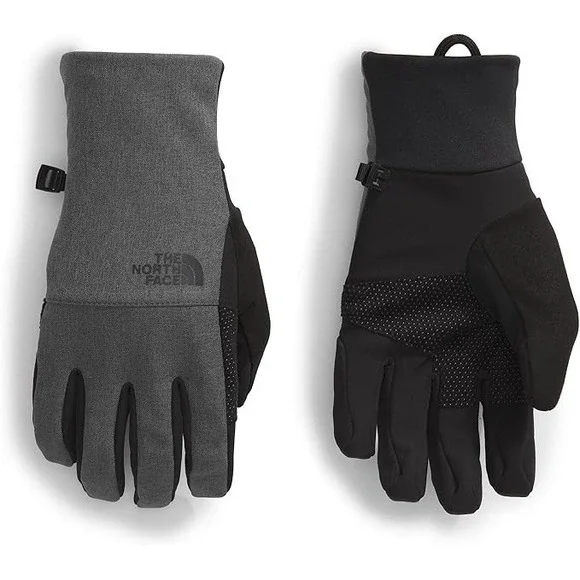 The North Face Women's Sz XL Apex Insulated Etip Gloves TNF Dark Grey Black NEW