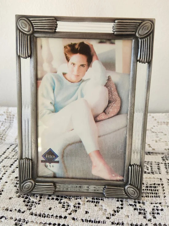 Vintage Silver Picture Frame - Silver Finish