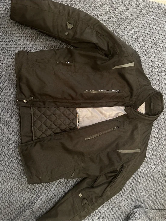 Men's Black Lightweight Quilted-Liner Shirt Jacket
