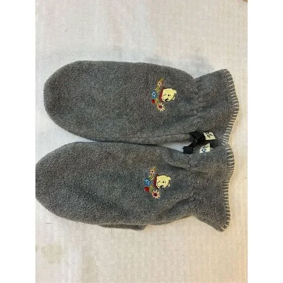Pooh‎ os adult mittens gloves gray rn#87429