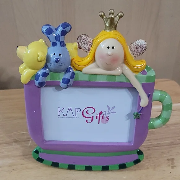 Fairy Teacup Frame by King Max Products Gifts, 8
