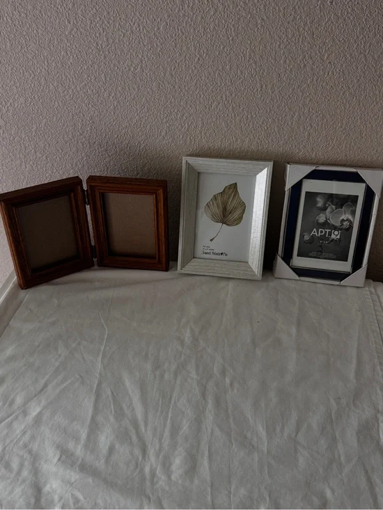 Apt. 9 Navy and White Photo Frame with Contrasting Trim
