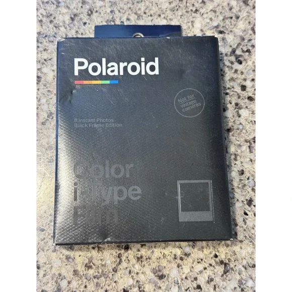 Polaroid Color Black Frame Edition.  i-Type Film.  New.  Production Date 6/2020
