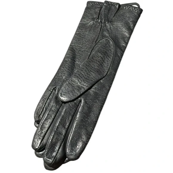 Vintage Black Leather‎ Gloves