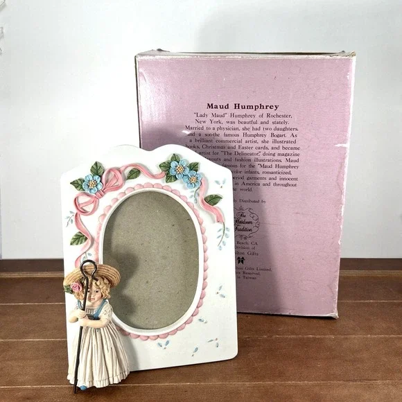 1987 Hamilton Maud Humphrey Bogart Little Bo Peep H5601 Picture Frame With‎ Box