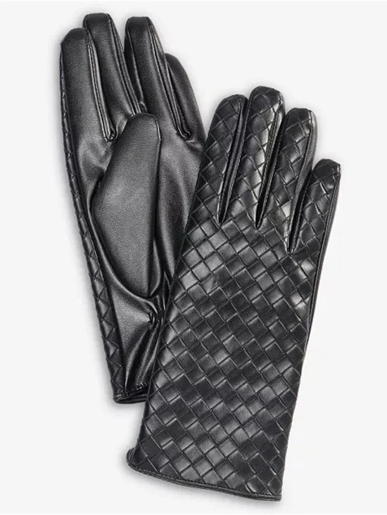 INC international concepts Woven Stitch Gloves size Large